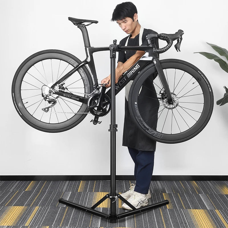WEST BIKING Foldable Bike Repair & Display Stand – Multipurpose Wall/Floor Rack for Bicycle Storage & Maintenance