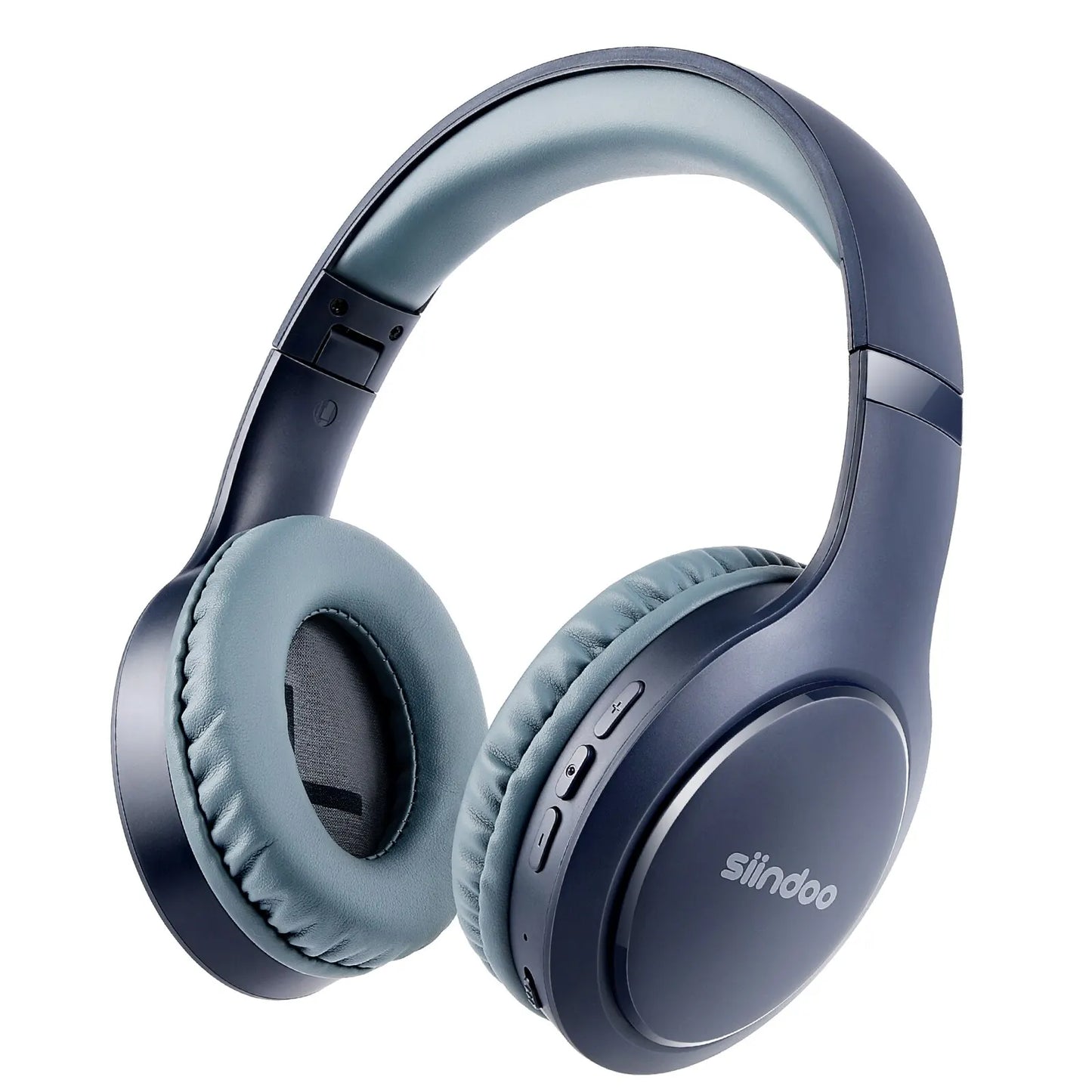 Siindoo JH919 Wireless Bluetooth Headphones - Foldable Stereo Earphones, Super Bass, Noise Reduction Mic for Laptop, PC, TV