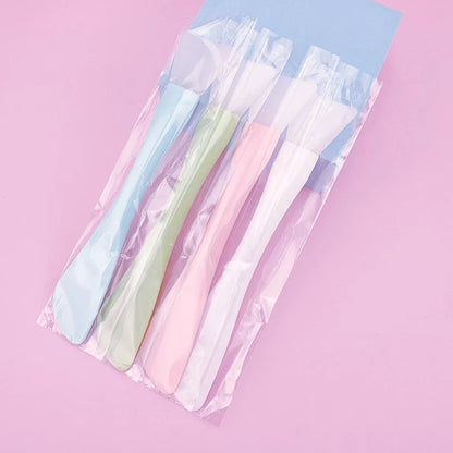 Double Head Silicone Waxing Spatulas – Non-Stick Body Wax Applicator & Hair Removal Scraper Sticks