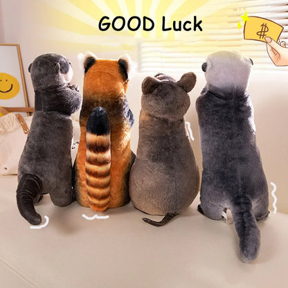 Blessing Animal Plush Toys — Red Panda, Sea Otter, Kangaroo & Otter Stuffed Gifts
