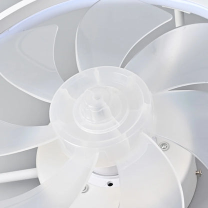 Modern LED Ceiling Fan Light with DC Motor - 6 Speed, Timer, Low Floor Attic Fan, Remote Control Decorative Light