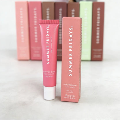 Summer Fridays Lip Balm - Moisturizing Glossy Lip Oil with Vanilla Pink Sugar & Guava Shine