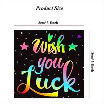 Dazzling Scratch Painting Kit – Parent-Child Interactive Handmade Art & Note Cards
