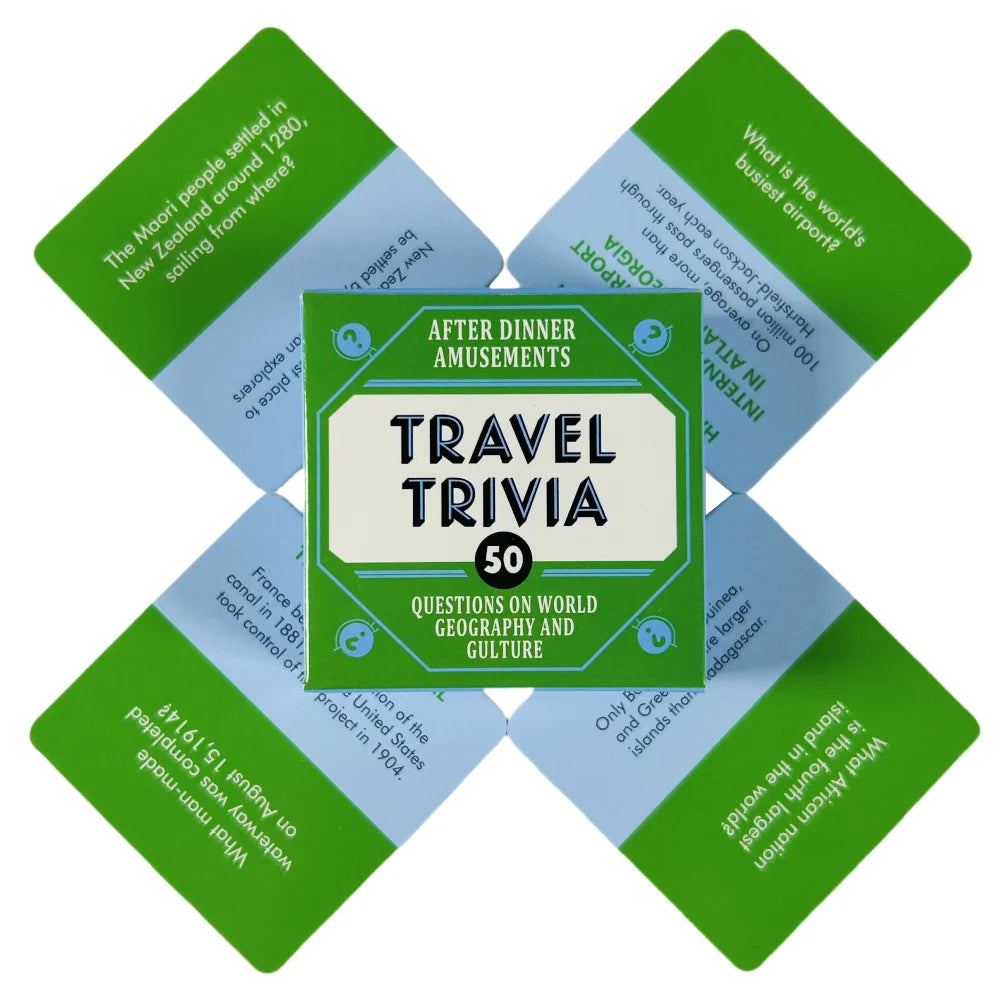 13-in-1 Mini Party Card Game Set – Truth or Dare, Trivia, Riddles & Travel Games for Fun Group Play