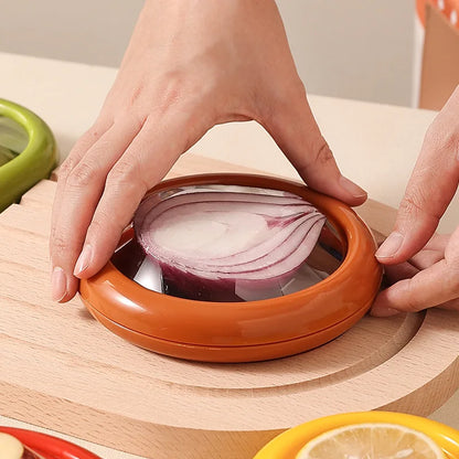 Silicone Sealed Fruit Preservation Box - 1Pc Mini Refrigerator Storage Container for Vegetables, Avocado, Lemon