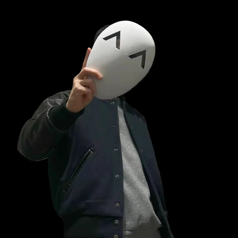 3D Printed Designer Punctuation Mask - Masquerade Cosplay Costume for Singer, DJ, Stage, Rock & Hip Hop Performances
