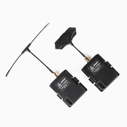 EMAX Aeris Link ExpressLRS ELRS Micro TX Module - 2.4G/915MHz Transmitter with OLED Screen & Cooling Fan for RC FPV Drones