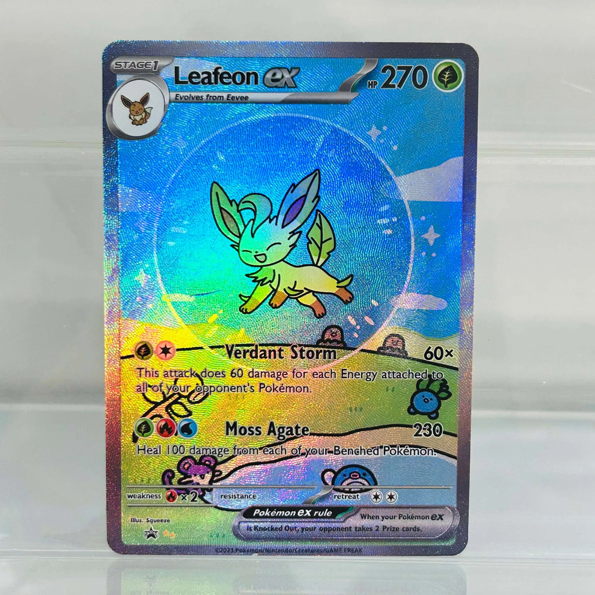 BUBBLE Series 14-Piece EX Card Set - Eeveelutions Gengar Dragonite Victini Holographic Anime Collection