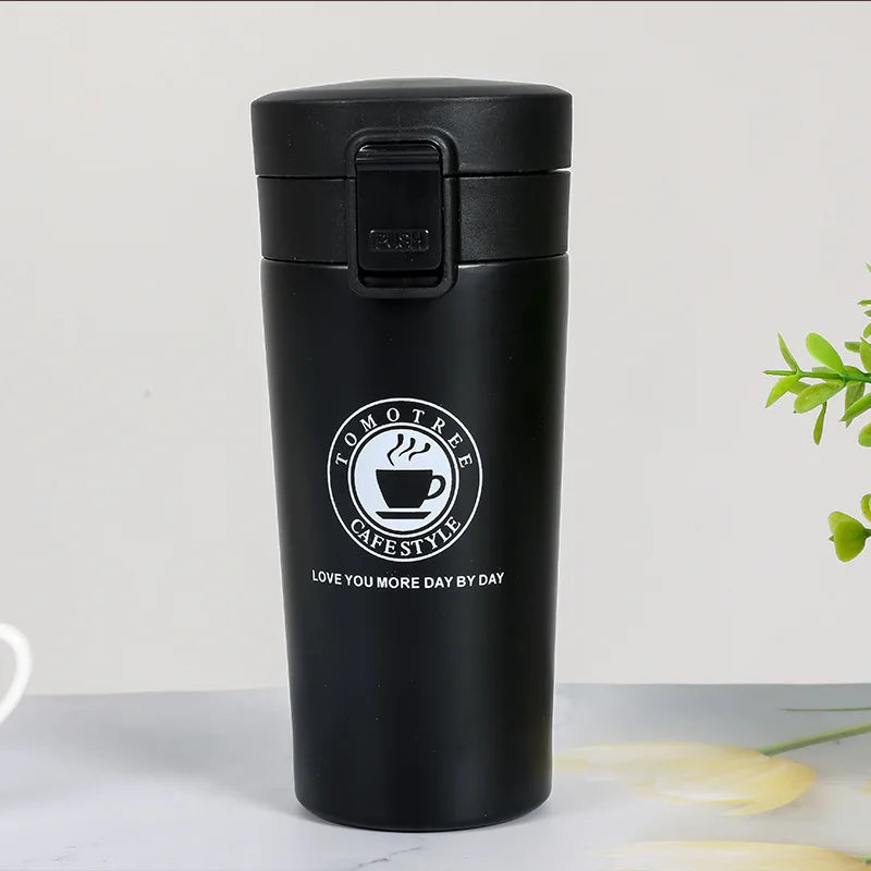 380/510ML Stainless Steel Vacuum Insulated Coffee Cup — Thermal Travel Mug Keeps Drinks Hot & Cold for Car & Outdoor Sports