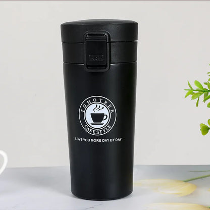380/510ML Stainless Steel Vacuum Insulated Coffee Cup — Thermal Travel Mug Keeps Drinks Hot & Cold for Car & Outdoor Sports