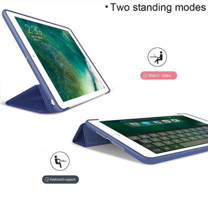 Smart Wake Leather Flip Case for iPad Pro 10.5" 2017 – Tri-Fold Stand Protective Cover for A1701 A1709 A1852 Tablet Sleeve