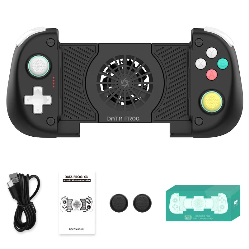 DATA FROG X3 Wireless Game Controller — Android Controller for Samsung Galaxy, Compatible with PUBG Mobile