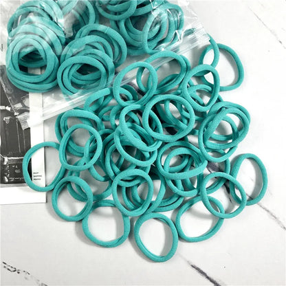 20/50PCS Hair Bands for Women & Girls - 4cm Elastic Rubber Ties, Simple Ponytail Holders & Hair Accessories