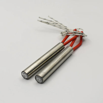 5pcs 220V Cartridge Heater Set - 10mm Stainless Steel Tubular Heating Elements for Industrial Use