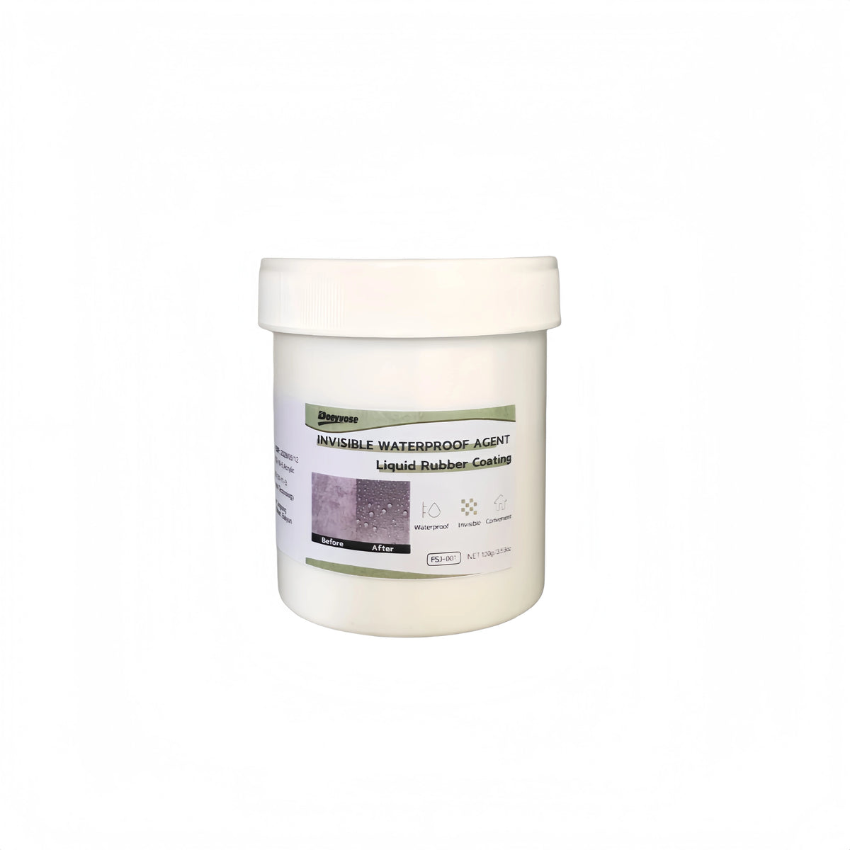Transparent Waterproof Coating Sealant - Invisible Anti-Leak Paste for Roofs, Bathroom Walls, and Crack Repair with Brush