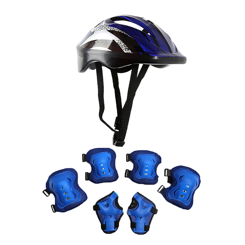 Kids Bike Helmet & Protective Gear Set – Toddler Helmet with Knee, Elbow & Wrist Pads for Cycling, Skateboard, Scooter & Skating