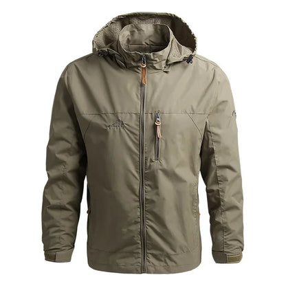 Men's Waterproof Windbreaker Jacket - Autumn Winter Outdoor Hiking Camping Fishing Casual Baseball Coat