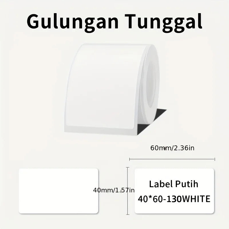 P50 Mini Portable Wireless Thermal Label Printer – Supports 12-50mm Colorful Thermal Paper