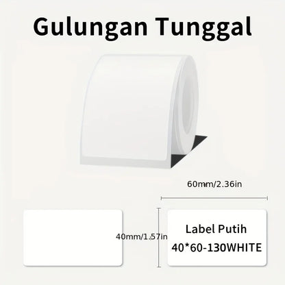 P50 Mini Portable Wireless Thermal Label Printer – Supports 12-50mm Colorful Thermal Paper