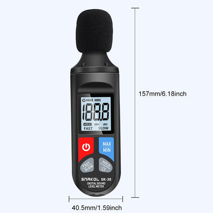 Digital Sound Level Meter — Portable Audio & Noise Decibel Meter 30-130dB