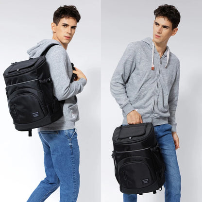 30L Insulated Cooler Backpack - Soft Thermal Food & Beverage Bag for Beach, Travel, Camping & Outdoor Use
