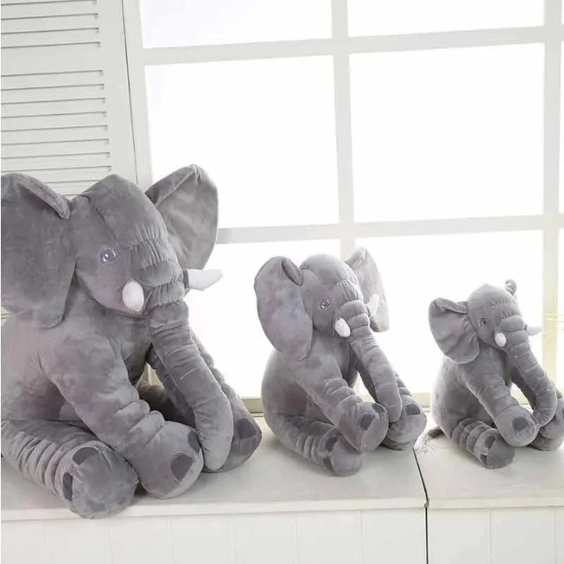 40cm Soft Elephant Plush Toy – Cute Baby Elephant Sleeping Pillow, Stuffed Animal for Kids, Birthday Gift & Room Decor