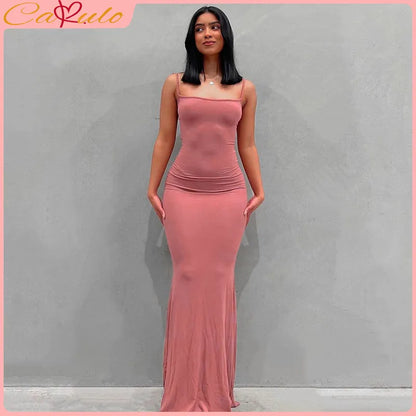 Satin Slip Maxi Dress: Sleeveless Backless Y2K Summer Bodycon - Elegant Sexy Outfits for Ladies Birthday Party Club Sundress