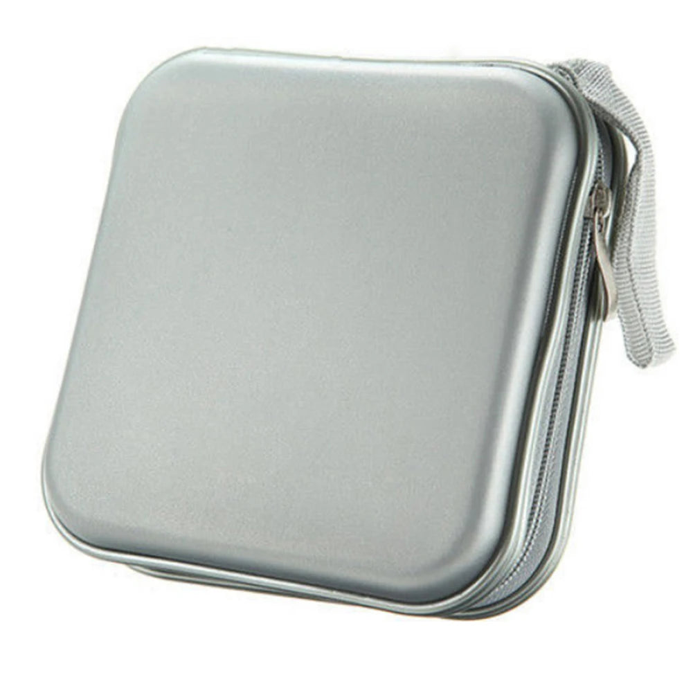 80/40-Piece CD DVD Storage Organizer - Large Capacity Zipper Disc Wallet Case for CD, DVD & VCD Collections