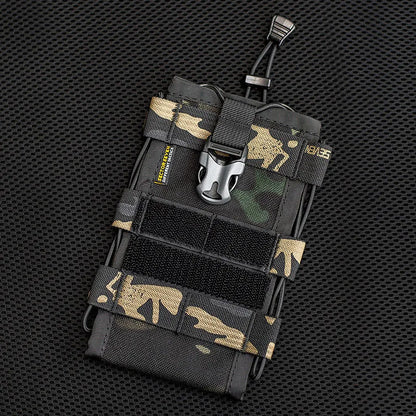 Outdoor Techwear Tactical Waist Bag - Multifunctional Quick-Release Pouch for Phone, Water Bottle & Intercom Gear