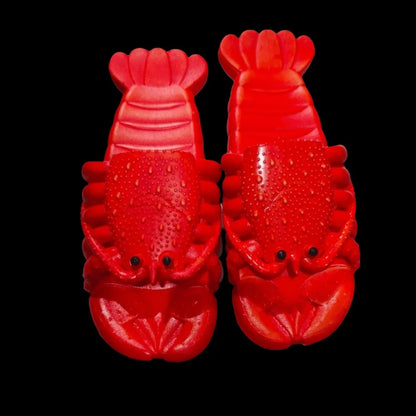 Funny Lobster Slippers - Non-Slip PVC Soft Sole Beach Slides