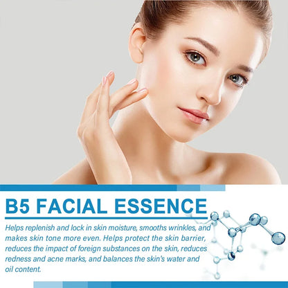 B5 Hyaluronic Acid Facial Serum - Anti-Aging Firming Moisturizer for Fine Lines, Dark Circles & Skin Brightening Care