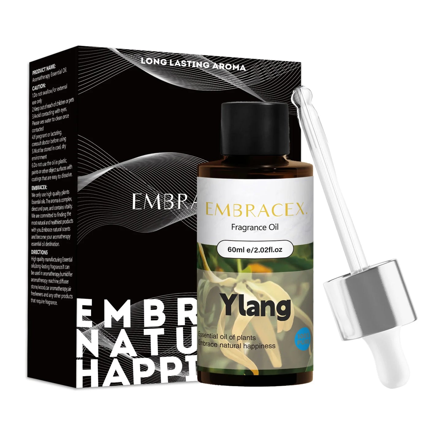 11-Style 60ml Essential Oils – Perfume & Massage Oil with Dropper for Diffusers, Candles, and Car Aromatherapy