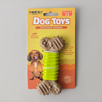 Durable Dog Chew Toy - Bite-Resistant Bone-Shaped Interactive Toy for Small, Medium & Large Dogs