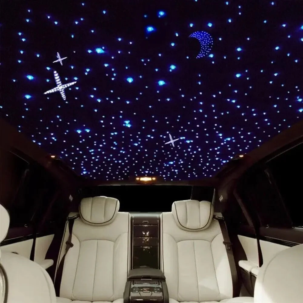 20W Dual Color Twinkle Car Roof Star Light – RGB Meteor Music APP Control, Sparkling Starry Sky Atmosphere Light
