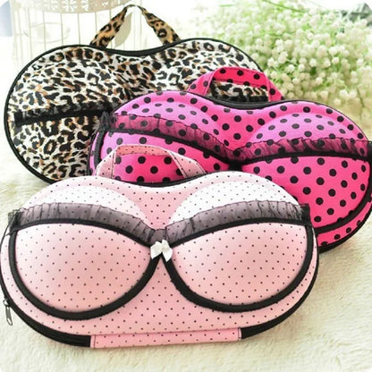 Waterproof Travel Bra and Underwear Organizer Bag – Portable Zip Storage Case for Home and Travel