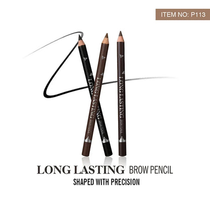 12-Pcs Waterproof Eyebrow Pencil Set – Precise Long-Lasting Brow Definer in Black, Blonde & Brown Makeup