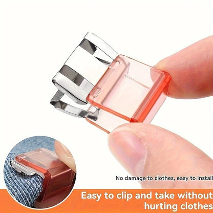 Invisible Hem Shortening Clips - Anti-Slip Pants Leg Fixing Grips for Seamless Hems