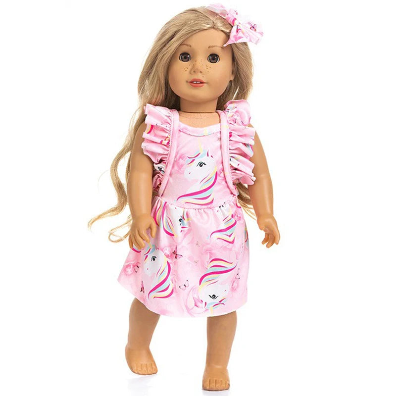 18-Inch American Girl Doll Clothes – Coat, Tights & Pants Outfit for Newborn & Baby Dolls