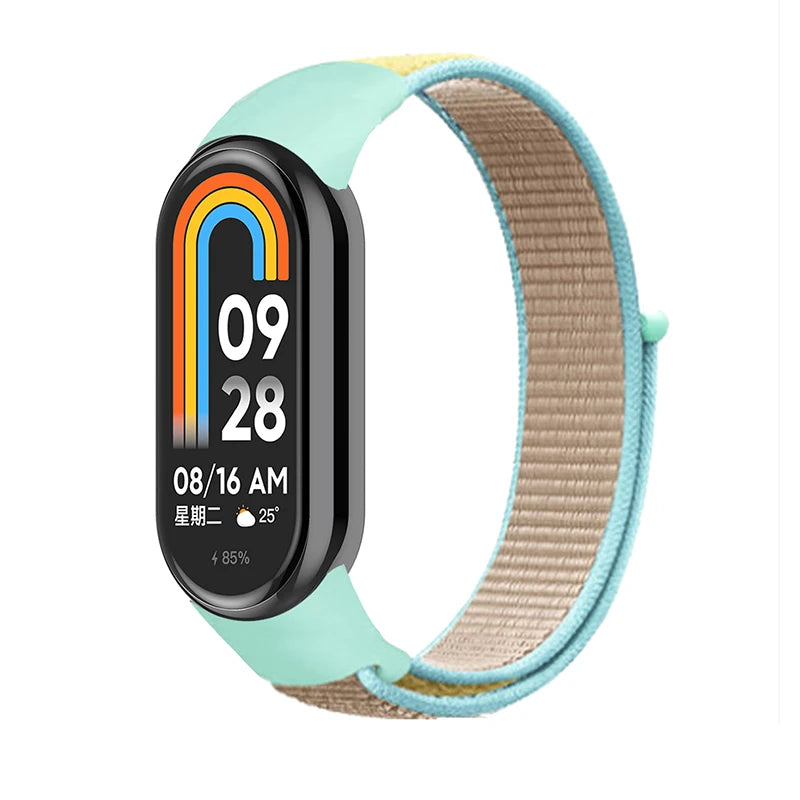 Nylon Loop Strap for Xiaomi Mi Band 3-9 – Replacement Sport Smartwatch Wristband