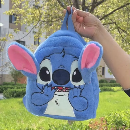 Stitch Plush School Backpack – Large Capacity Animation Bag for Boys & Girls, Perfect for Back to School Season