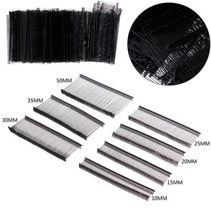 1000pcs Tagging Gun Barbs — 10/15/20/35/50/75mm Plastic Fasteners