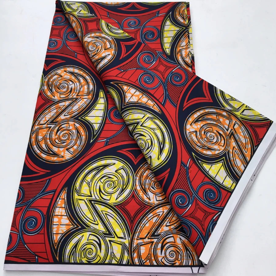 African Wax Print Fabric - Nigerian Ankara Batik Dutch Fabric for Women’s Dresses & Sewing Materials