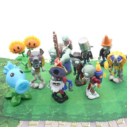 Plants vs Zombies 2 Giant Zombie Toy Set – Ice Pea & Jetpack Zombie Silicone Figures for Boys Gift