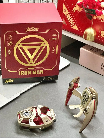 MARVEL Iron Man Bluetooth Headphones – ANC Active Noise Cancelling Wireless Earphones for Sports & Gaming Gift