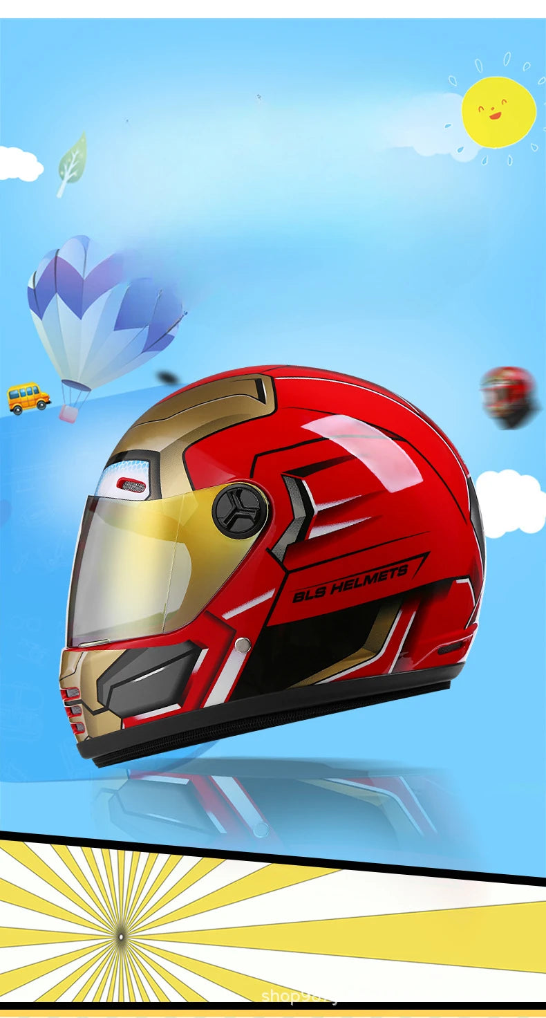 Children's Motorcycle Helmet - Boys & Girls Safety Half Helmet for Summer, Scooter & Bike Accessories for Kids