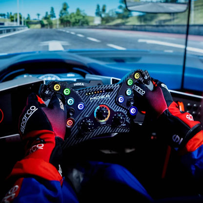 KS 300mm Butterfly GT Racing Steering Wheel – Fully Customizable Sim Racing Wheel for Gaming Simulator