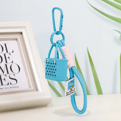 Fashion Beach Bag Keychain Pendant – Women's Bogg Bag Charm, Simulation Design, Wallet Accessories for Keys