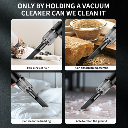 15000PA Handheld Cordless Vacuum – High-Power Compressed Air Dust Collector & Mini Car Cleaner