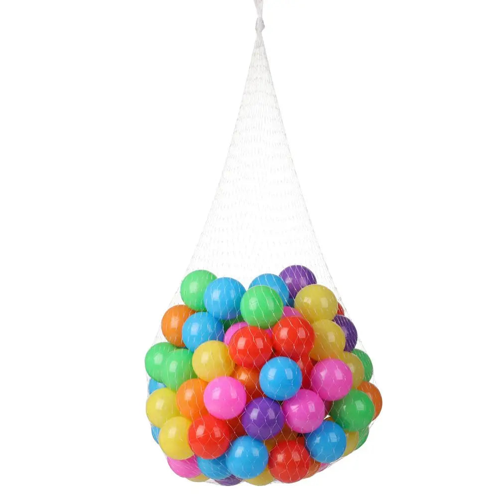 100PCS Colorful Soft Outdoor Water Balls – Pool & Ocean Wave Balls for Kids, Baby Toys, Eco-Friendly Stress Relief Air Balloons