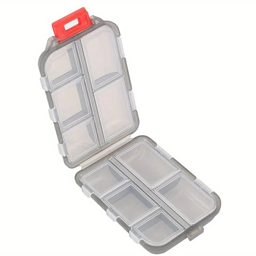 Portable Tcare Travel Pill Organizer: Moisture-Proof Pocket Purse Daily Pill Case for Medicine & Vitamins - Compact Pill Box Container